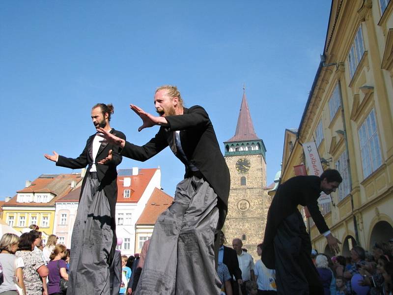 Ze zahájení jičínského pohádkového festivalu.