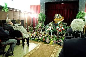 Pohřeb Jindřicha Rychtery.