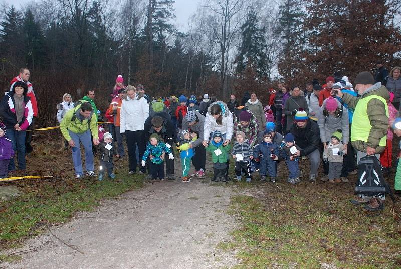 Mikulášský běh na Bradech.