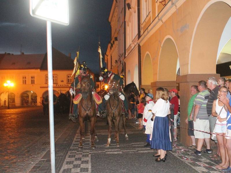 Připomínka bitvy roku 1866 v Jičíně.