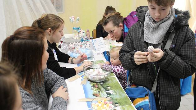 Vánoční trhy Střední školy gastronomie a služeb.