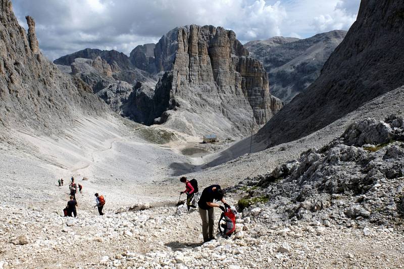 Z cesty do Dolomit.