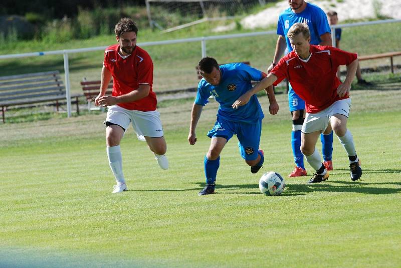 Z utkání  Železnice - Jičín (1:2).