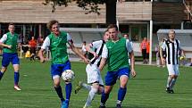 V okresním derby mezi Lázněmi Bělohrad a Jičínem bylo k vidění zajímavé utkání, když Jičín vedl až do nastaveného času 1:0. Jenže v 91 minutě srovnal Horáček a zajistil Bělohradu bod. Pokutové kopy ovládli hosté z Jičína.