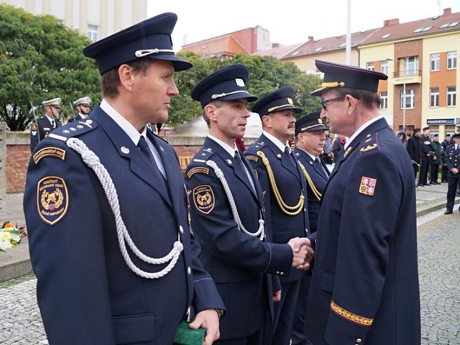 Ocenění hasičů v Hradci Králové