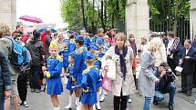 Průvod na festivalu Jičín - město pohádky.