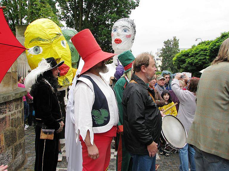 Průvod na festivalu Jičín - město pohádky.