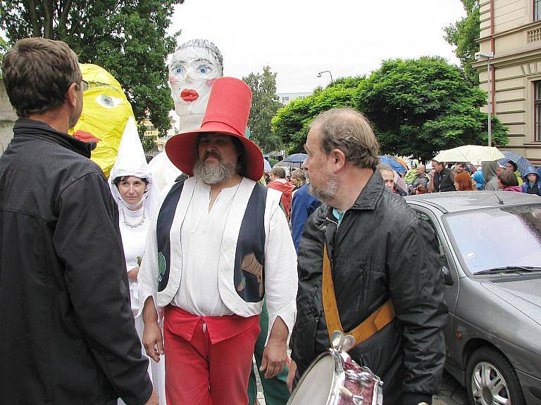 Průvod na festivalu Jičín - město pohádky.