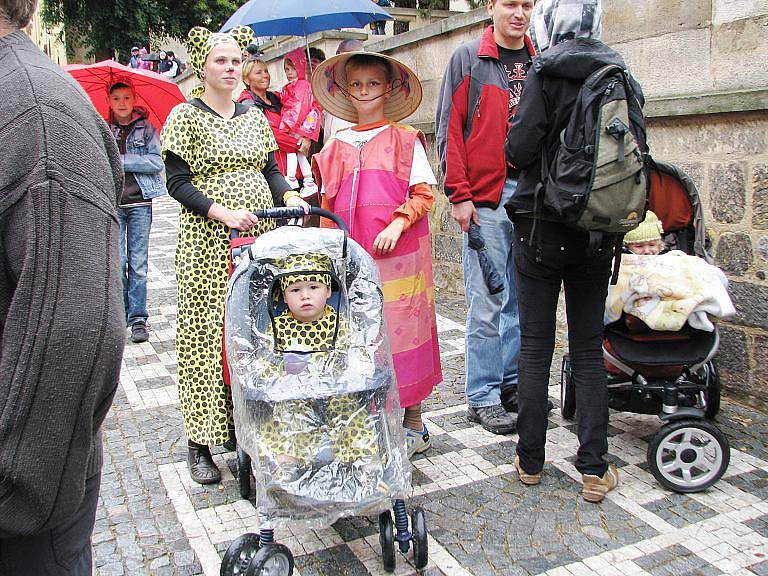 Průvod na festivalu Jičín - město pohádky.