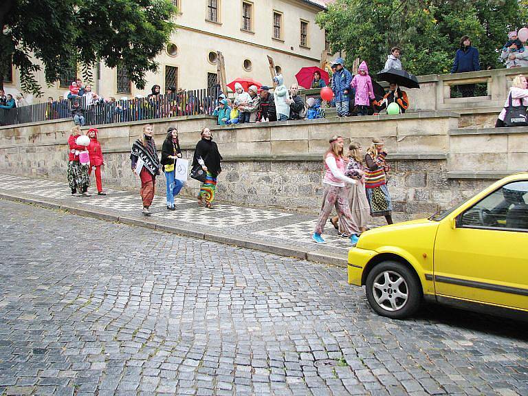 Průvod na festivalu Jičín - město pohádky.