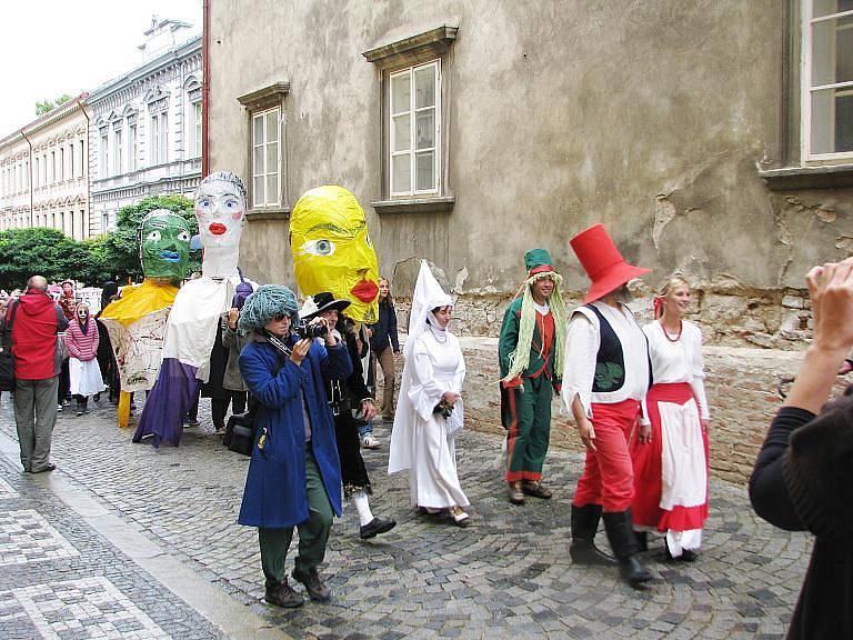 Průvod na festivalu Jičín - město pohádky.