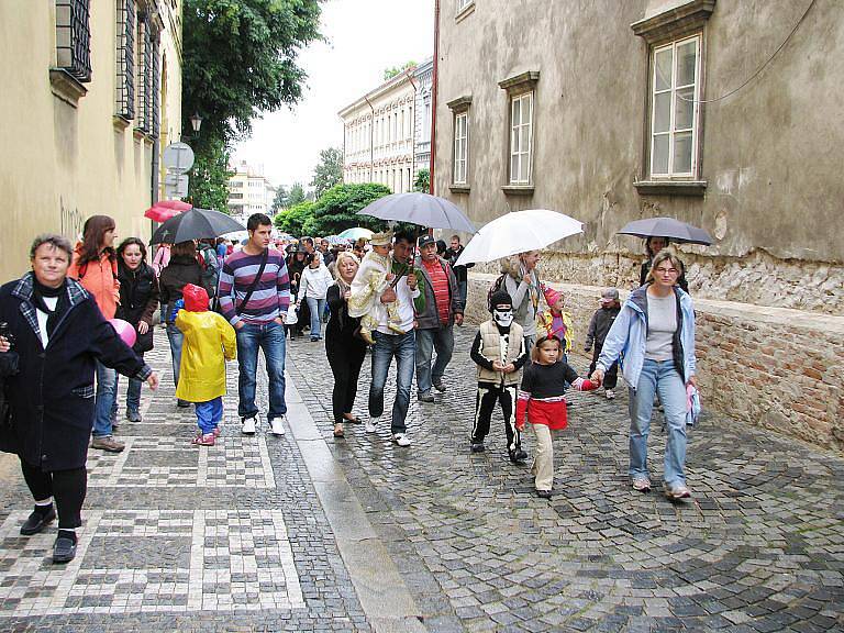 Průvod na festivalu Jičín - město pohádky.