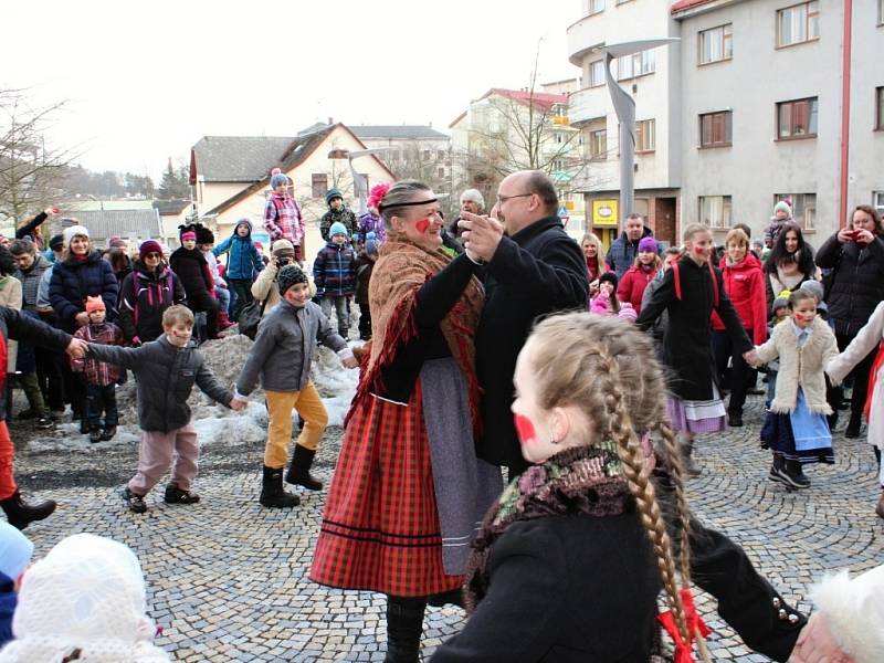 Masopustní oslavy v Nové Pace.