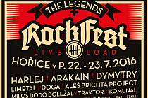 Rockfest v Hořicích - program 2016.