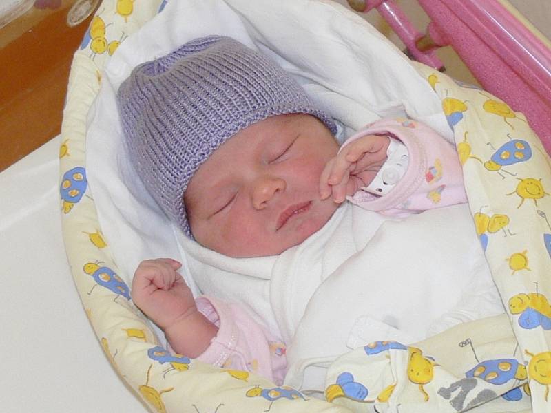 ROZÁRKA ŠIMKOVÁ  (3,7 kg, 49 cm) věnovala svůj první úsměv v pondělí  16. ledna svým rodičům Šárce Šimkové Rozkovcové a Luboši Šimkovi z Jičína. Na sestřičku už se těšili také sourozenci Dominik (19), Šárka (17) a Matýsek,který navíc má dnes 8.narozeniny.