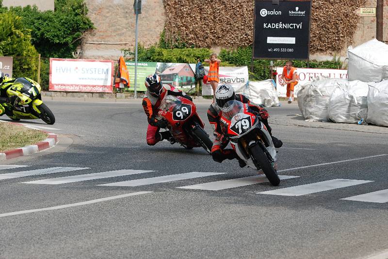 Tradiční motocyklový závod v Jičíně.