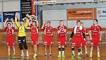 Utkání HBC Ronal Jičín – Handball KP Brno.