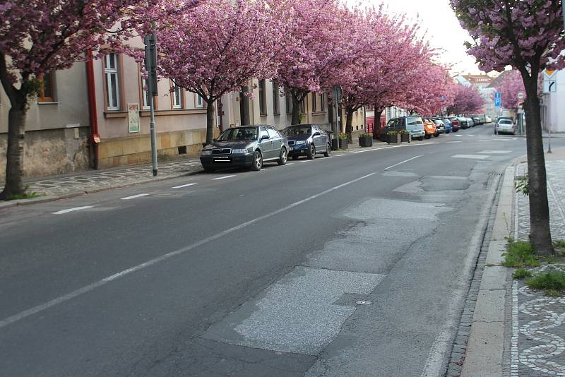 Na mnoha ulicích jsou znát četné výkopy a záplatování.