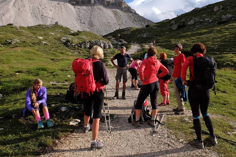 Výprava do Dolomit.