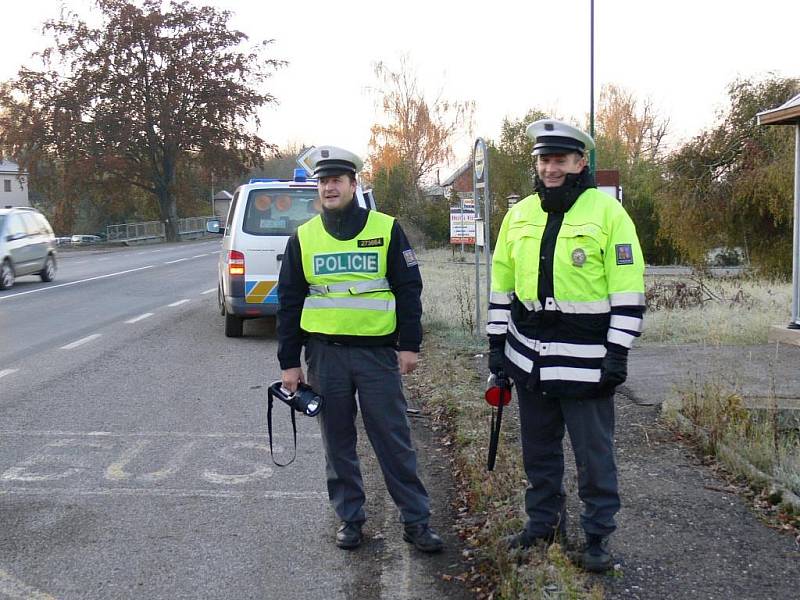 Jičínští policisté čekali ve Kbelnici na cyklisty marně, v době akce neprojel ani jeden.