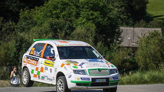 Posádka Picek – Dohnal při úspěšném vystoupení na Barum Rally. 