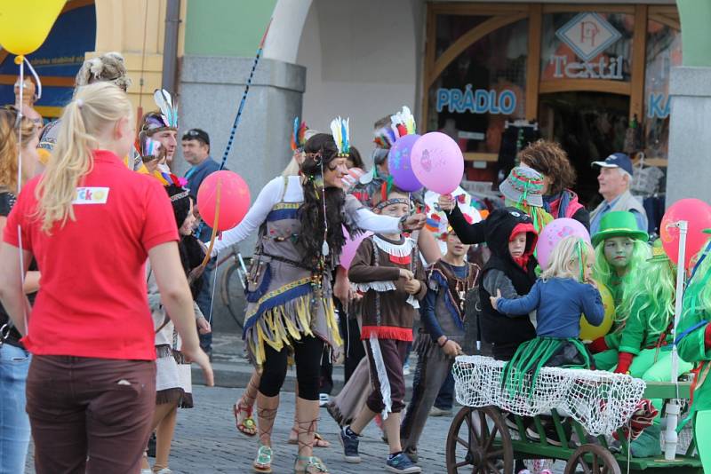 Ze zahájení festivalu Jičín - město pohádky.