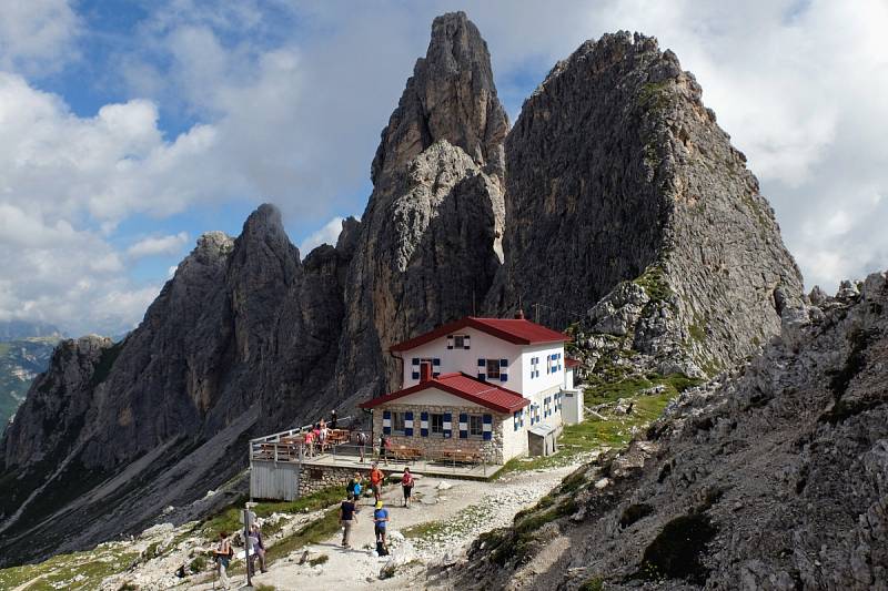 Výprava do Dolomit.