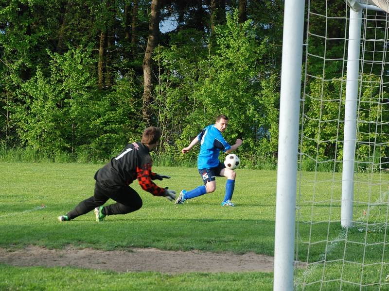 Okresní fotbal Podhradí B - Miletín B.