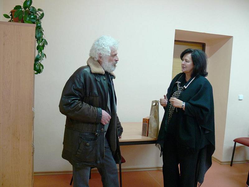 Fedor Gál s místostarostkou Hanou Richtermocovou.