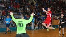 Utkání HBC Ronal Jičín – Handball KP Brno.