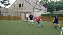 Fotbal hořických radních s klubem Pohoda.