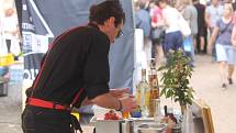 Jičínský Food festival v zámeckém parku.