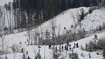 Ve skiareálu zprovoznili sjezdovku už mezi svátky, novoroční obleva ale udělala lyžařům čáru přes rozpočet.