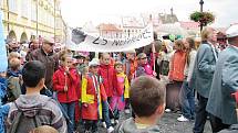 Průvod na festivalu Jičín - město pohádky.