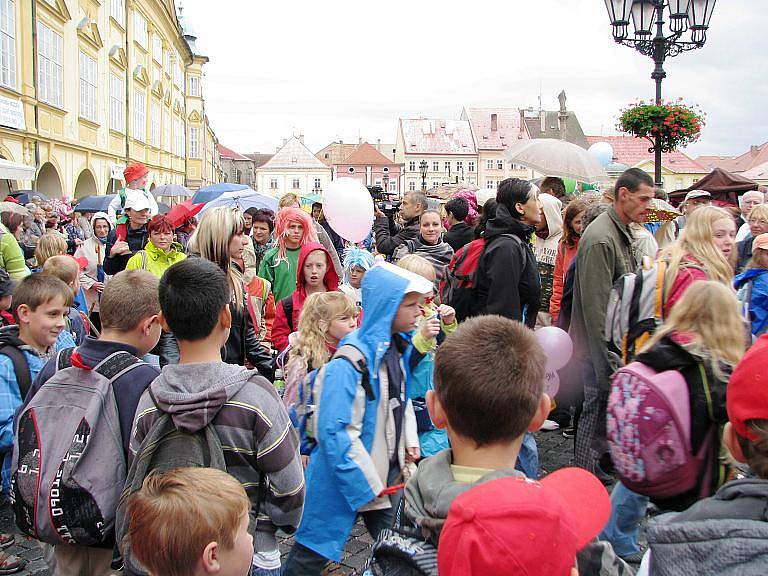 Průvod na festivalu Jičín - město pohádky.