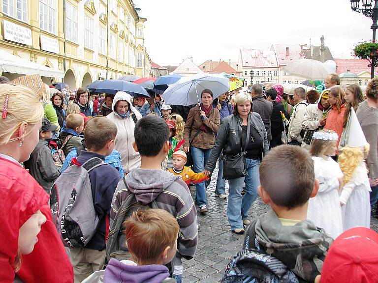 Průvod na festivalu Jičín - město pohádky.