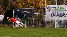 I. A třída - 15. kolo: Železnice - Stěžery 2:0