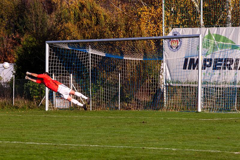 I. A třída - 15. kolo: Železnice - Stěžery 2:0