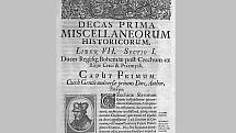 BALBÍN BOHUSLAV: Rozmanitosti z historie Království českého, Kniha VII, 1687