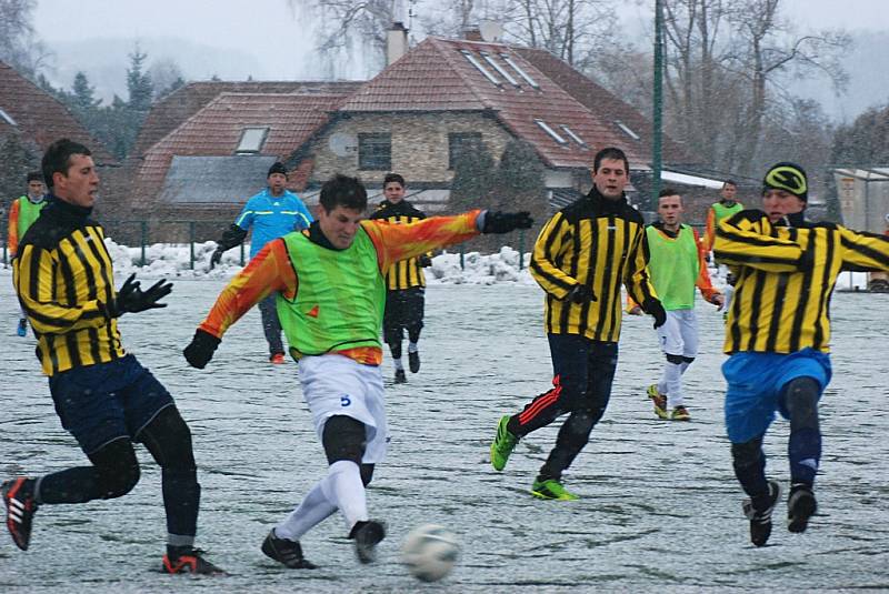 Fotbalové utkání SK Jičín – SK Luštěnice.