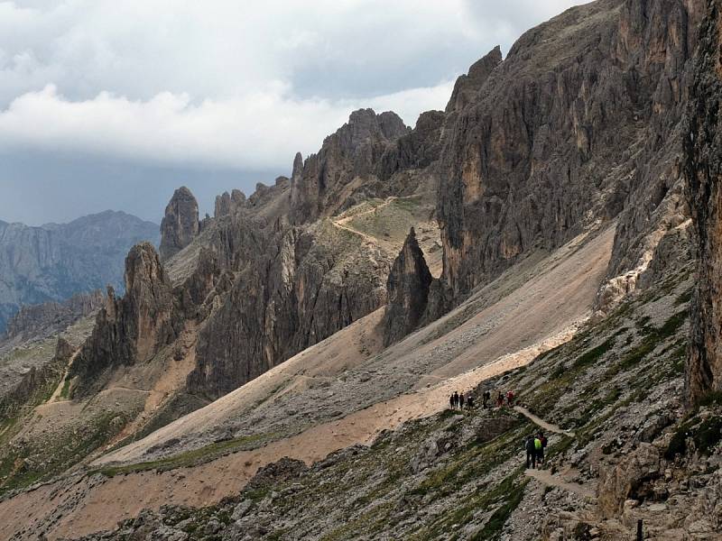 Z cesty do Dolomit.