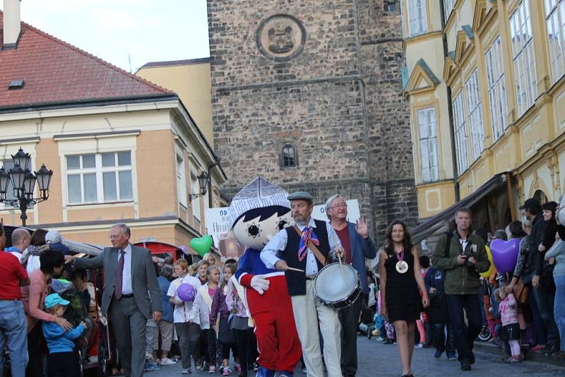 Ze zahájení festivalu Jičín - město pohádky.