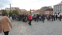 Demonstranti požadovali demisi Benešové a odchod Babiše.