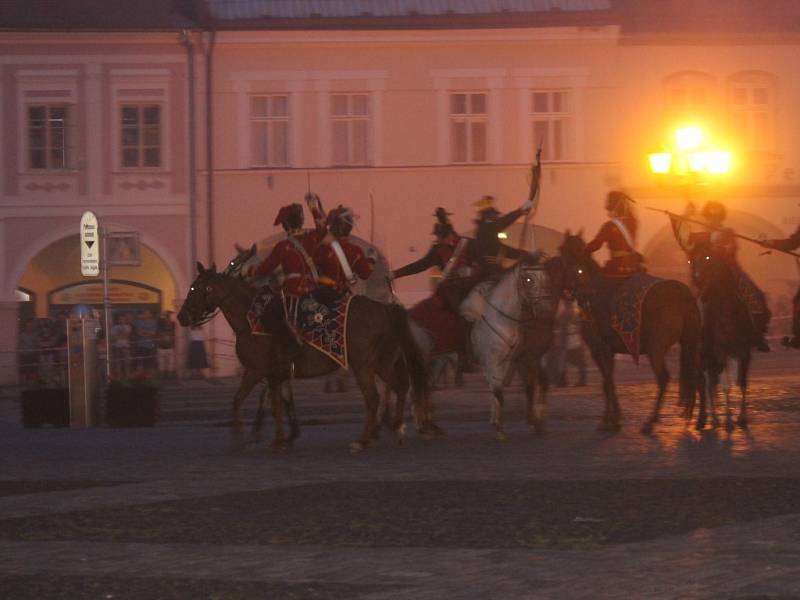 Připomínka bitvy roku 1866 v Jičíně.