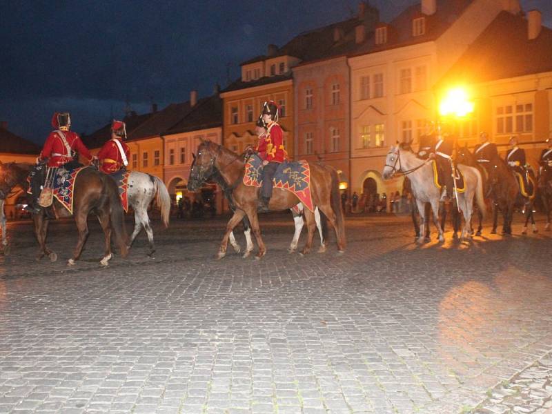 Připomínka bitvy roku 1866 v Jičíně.