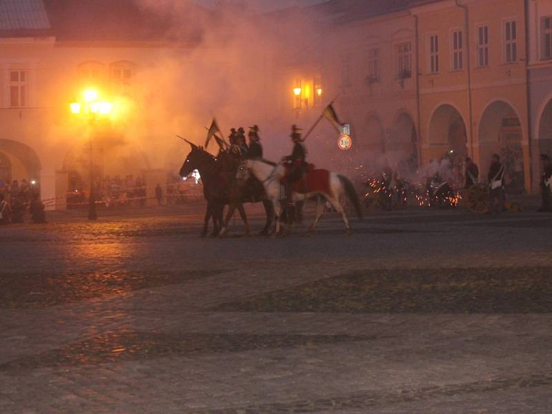 Připomínka bitvy roku 1866 v Jičíně.