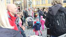 Demonstranti požadovali demisi Benešové a odchod Babiše.