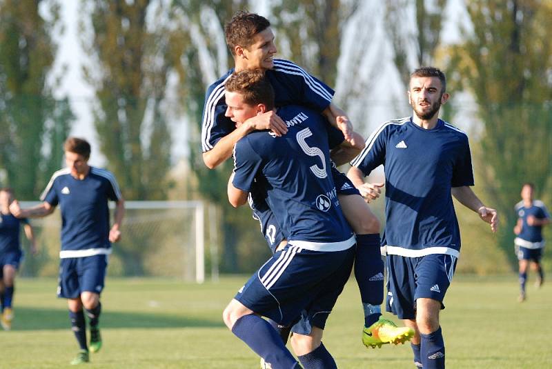 Krajský přebor fotbalistů: Sobotka - Lázně Bělohrad.