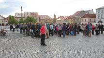 Demonstranti požadovali demisi Benešové a odchod Babiše.