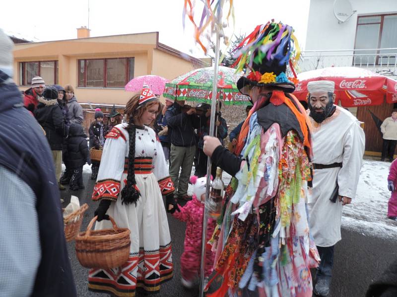 Masopustní veselí ve Valdicích.